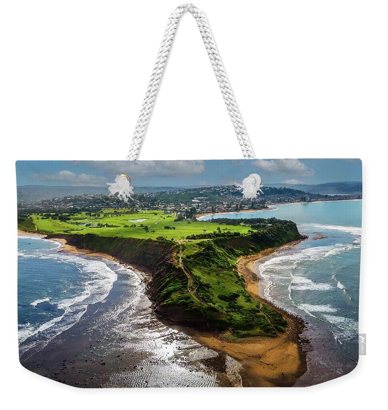 Beach Weekender Tote Bag featuring the photograph Long Reef Headland No 1 by Andre Petrov