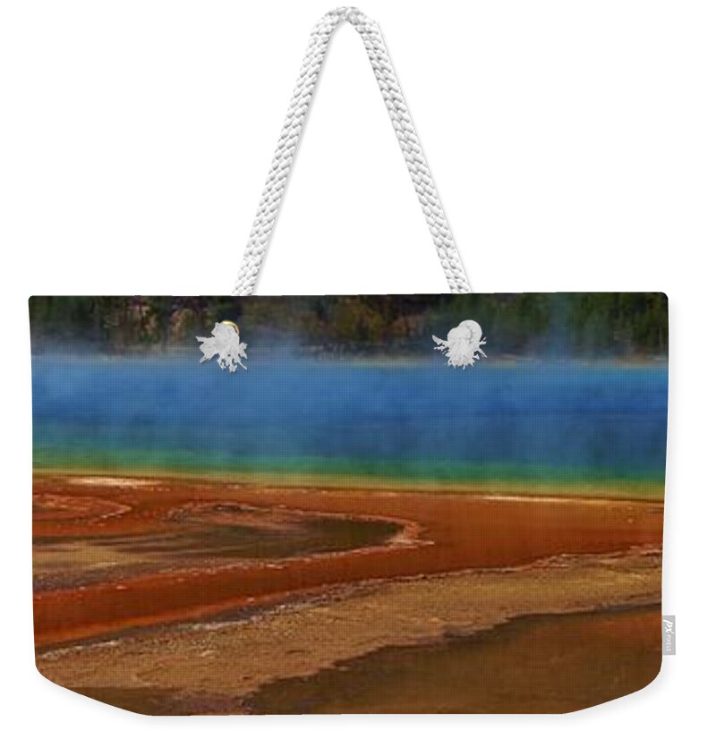 Yellowstone Weekender Tote Bag featuring the photograph Long Shot by Katherine Young-Beck