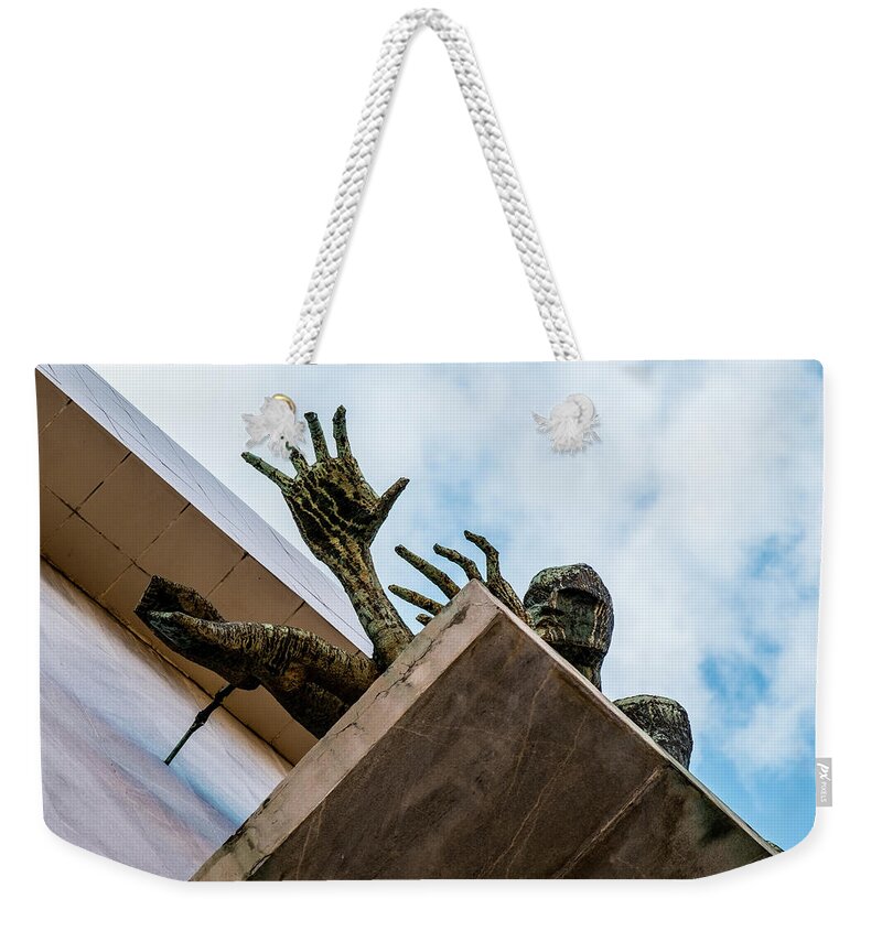 Cuba Weekender Tote Bag featuring the photograph Looking up. Havana. Cuba. by Lie Yim