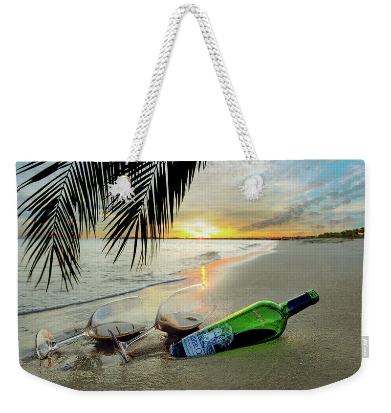 Wine Weekender Tote Bag featuring the photograph Lost in Paradise by Jon Neidert
