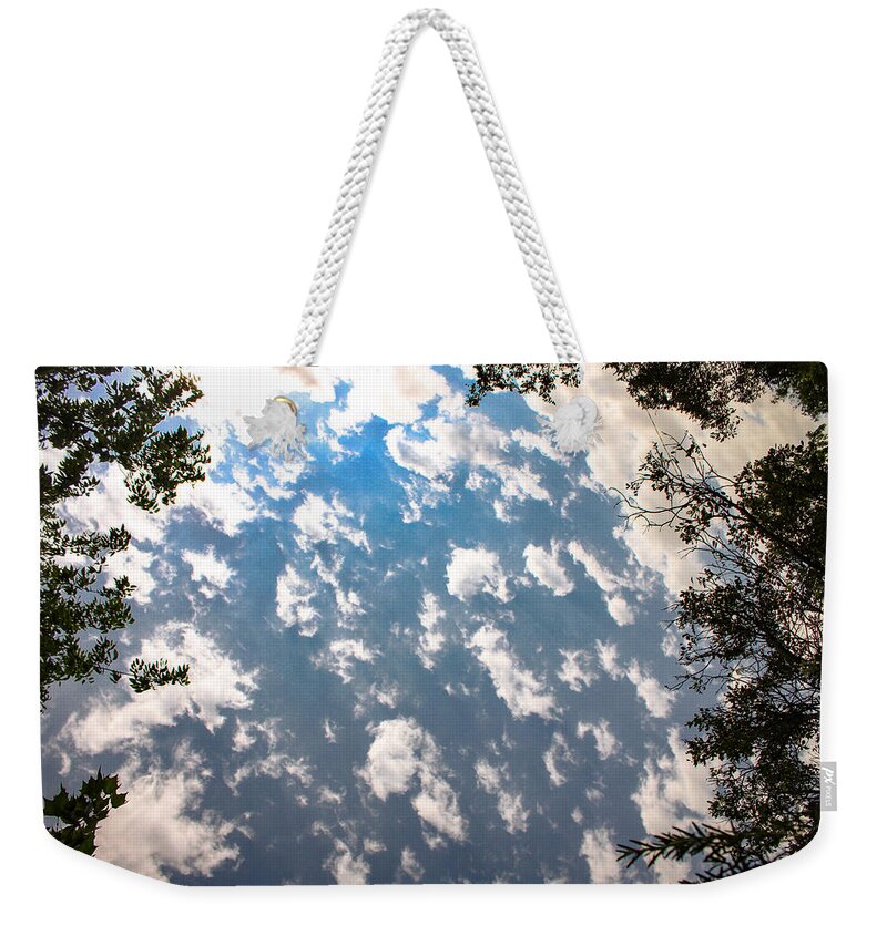 Clouds Weekender Tote Bag featuring the photograph Lots of Little Clouds by W Craig Photography