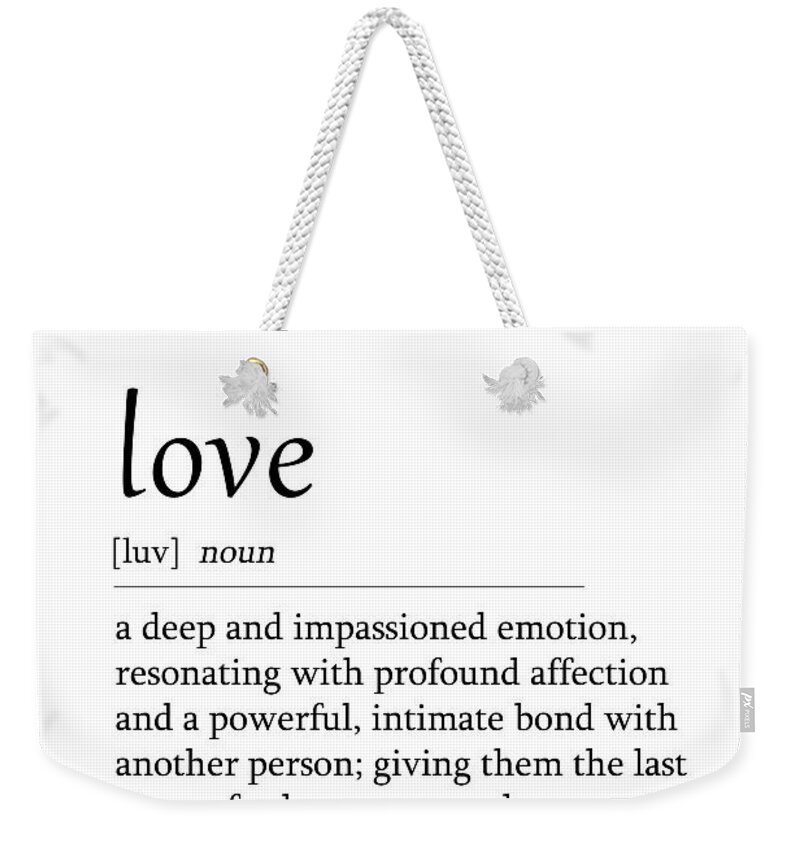 Love Weekender Tote Bag