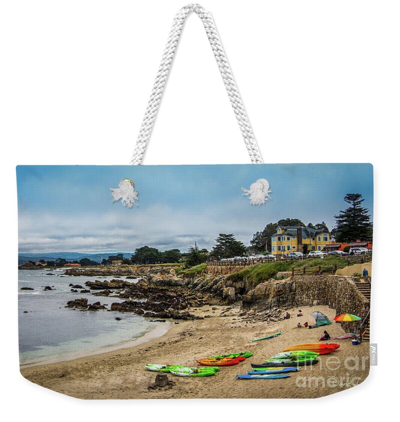 Beach Weekender Tote Bag featuring the photograph Lover's Point by David Levin