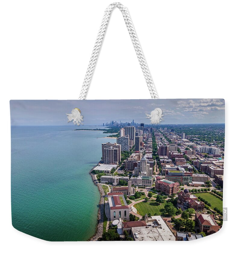 Loyola Weekender Tote Bag featuring the photograph Loyola University Chicago - 2 by Bobby K
