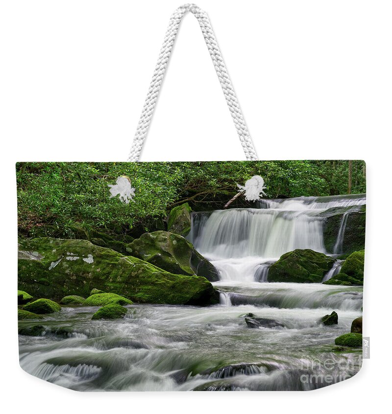 Middle Prong Trail Weekender Tote Bag featuring the photograph Lynn Camp Prong 12 by Phil Perkins