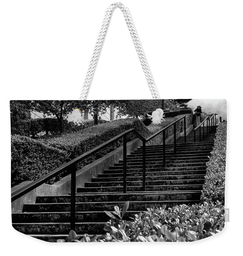 Sfo Weekender Tote Bag featuring the photograph Lyon Street Steps by Doug Sturgess