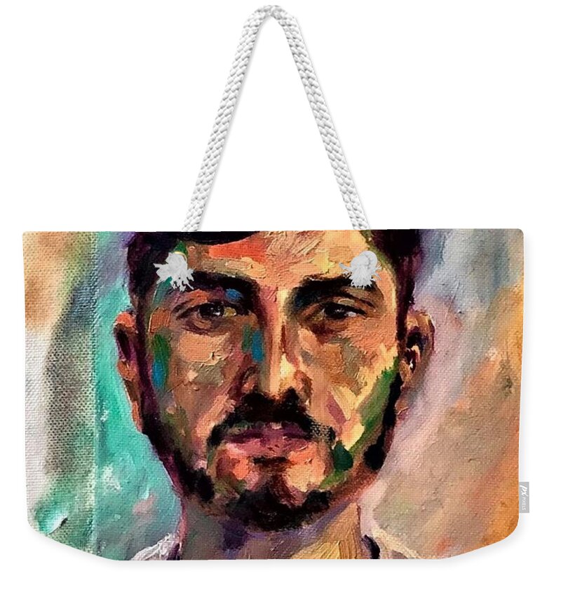 Impressionist Weekender Tote Bag featuring the painting MA6-Massoud Ahmed by Massoud Ahmed