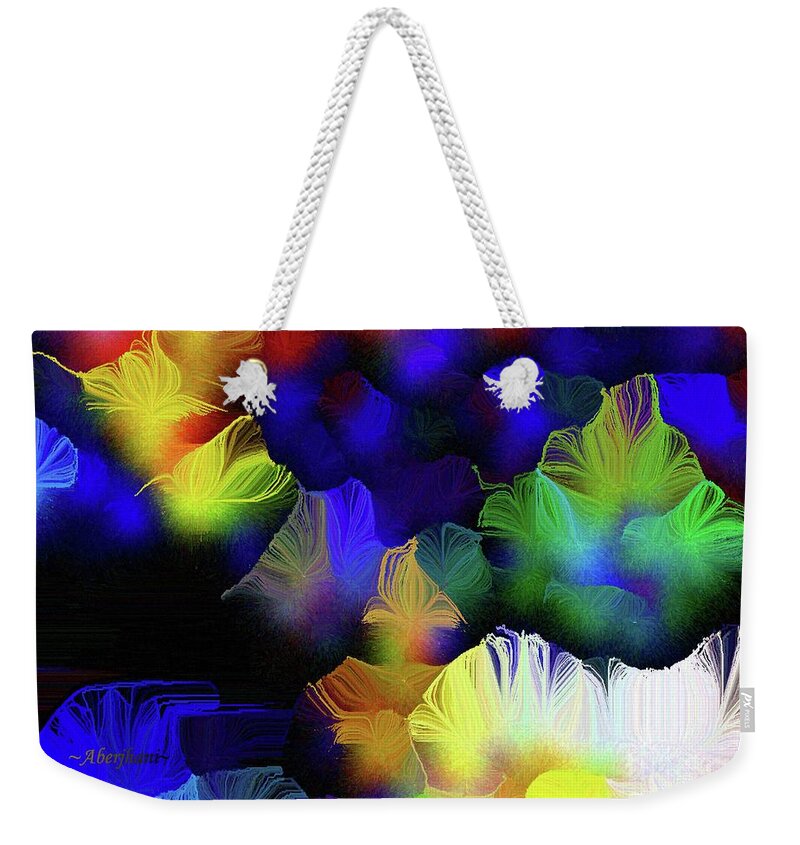 Home Weekender Tote Bag featuring the painting Made It Home Again    by Aberjhani