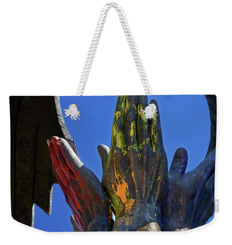 Madrid Weekender Tote Bag featuring the photograph Madrid by David Little-Smith