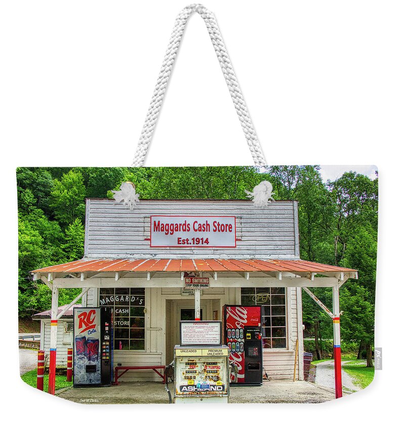 General Store Weekender Tote Bag featuring the photograph Maggards Cash Store by Dale R Carlson
