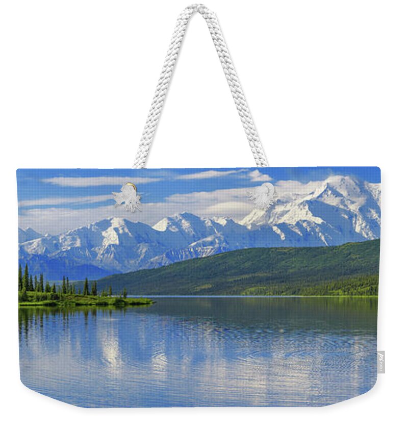 Alaska Range Weekender Tote Bags