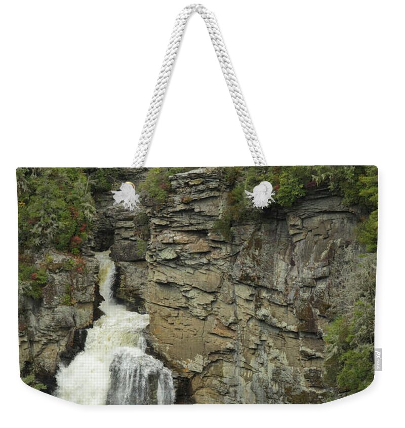 Waterfall Weekender Tote Bag featuring the photograph Magic Waterfall by Steve Templeton