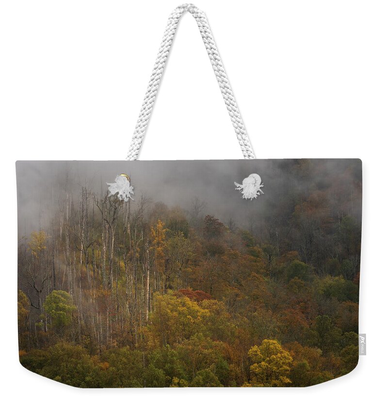 Great Smoky Mountains National Park Weekender Tote Bag featuring the photograph Magical Mountain by Forest Floor Photography