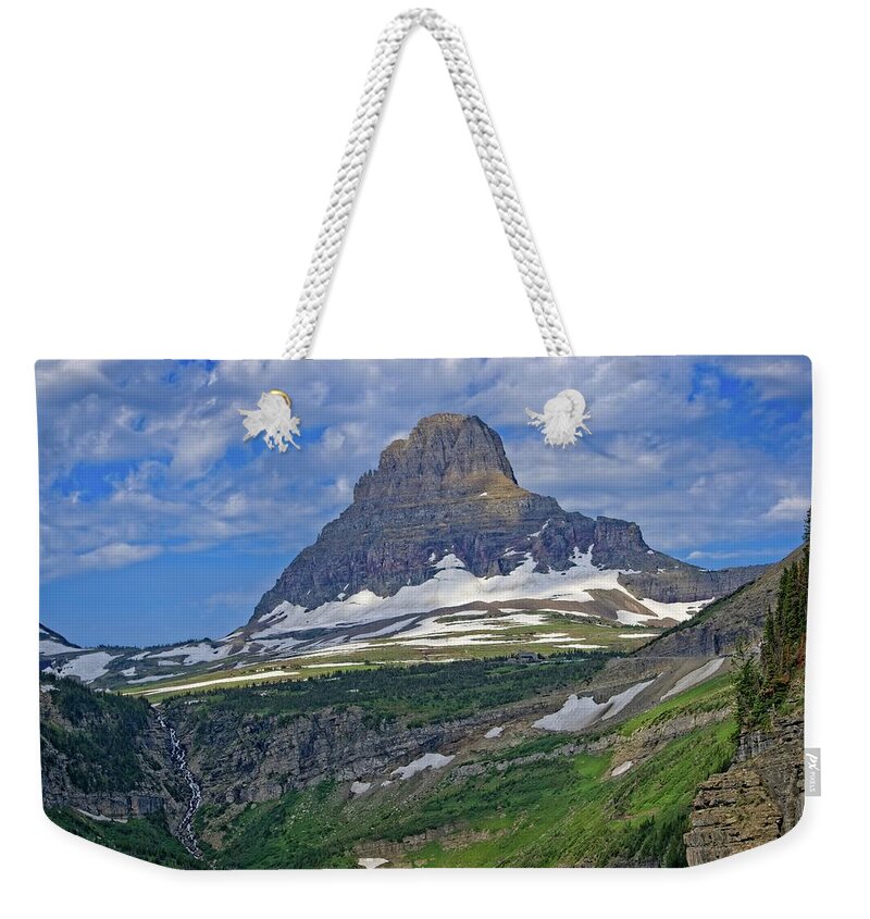 Aqua Weekender Tote Bag featuring the photograph Majestic Clements by David Desautel