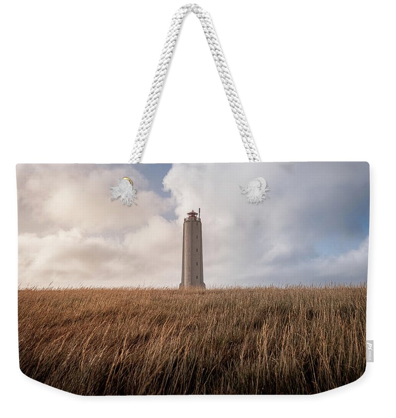Malarrif Weekender Tote Bag featuring the photograph Malarrif Lighthouse by Alexios Ntounas