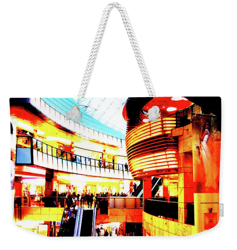 Mall Weekender Tote Bag featuring the photograph Mall In Warsaw, Poland 4 by John Siest
