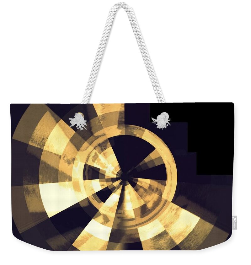 Bright Weekender Tote Bag featuring the digital art Many More Rotations by Andy Rhodes