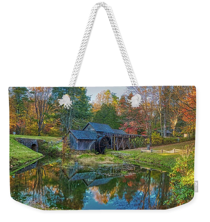 Wv Weekender Tote Bag featuring the photograph Marby Mill by Jonny D
