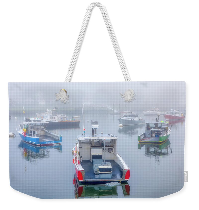 Marshfield Town Pier Weekender Tote Bag featuring the photograph Marshfield Town Pier by Juergen Roth
