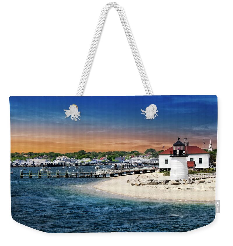 Ocean Weekender Tote Bag featuring the photograph Martha's Vineyard Series 7182 by Carlos Diaz