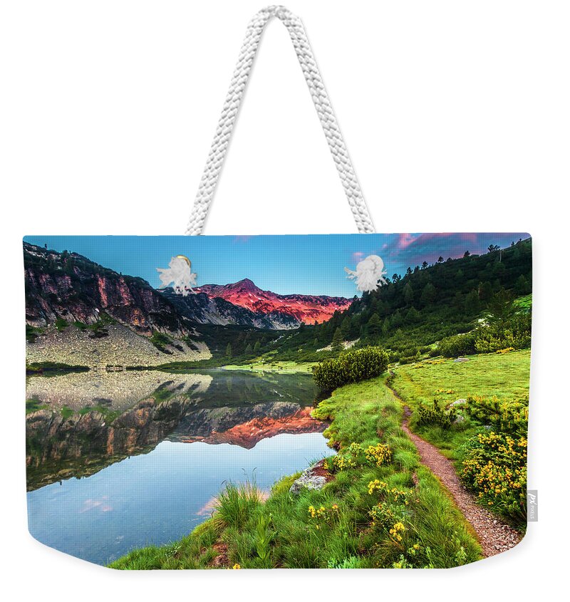 Bulgaria Weekender Tote Bag featuring the photograph Marvelous Lake by Evgeni Dinev