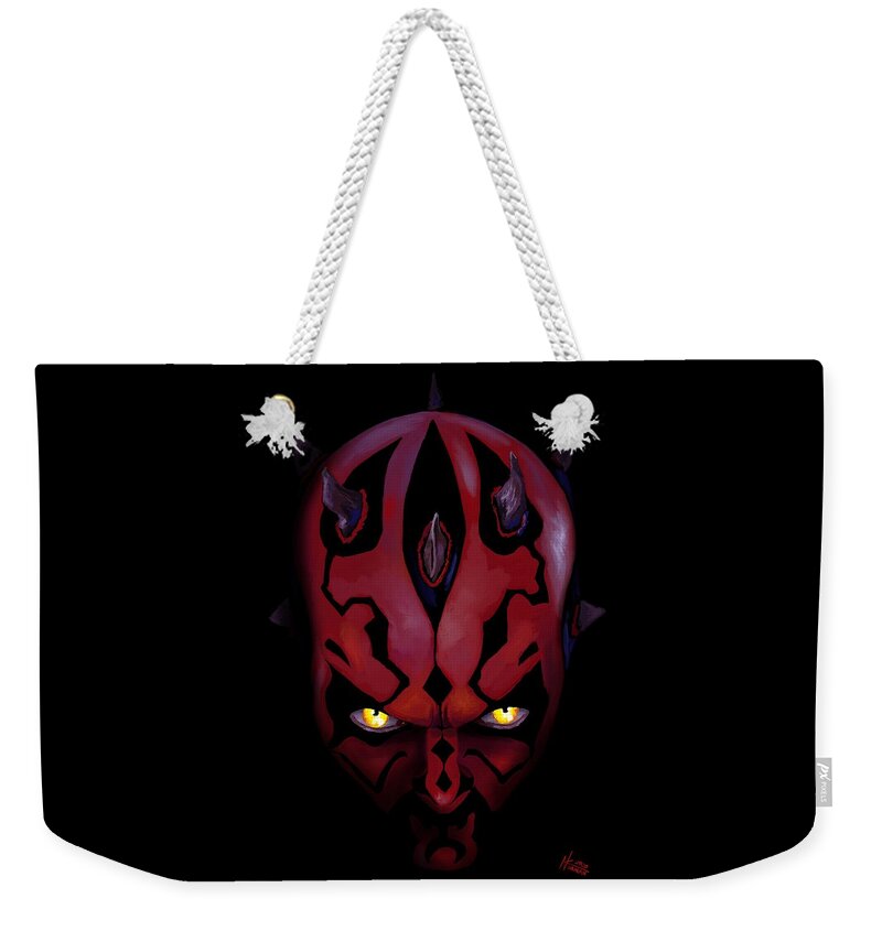 Star Weekender Tote Bag featuring the digital art Maul by Norman Klein