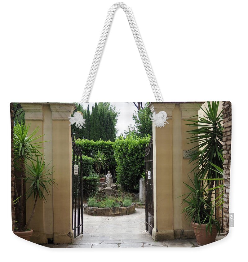 Mausoleum Weekender Tote Bag featuring the photograph Mausoleum of Santa Costanza in Rome, Italy by Eleni Kouri