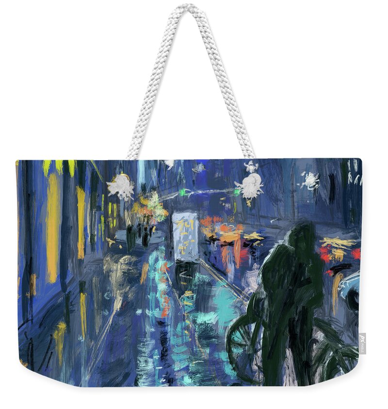 Mcdonald’s Weekender Tote Bag featuring the digital art McDonalds Delivers by Larry Whitler