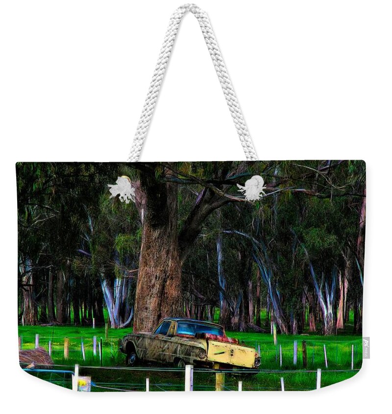 View Weekender Tote Bag featuring the photograph Memories Of The Farm by Joan Stratton
