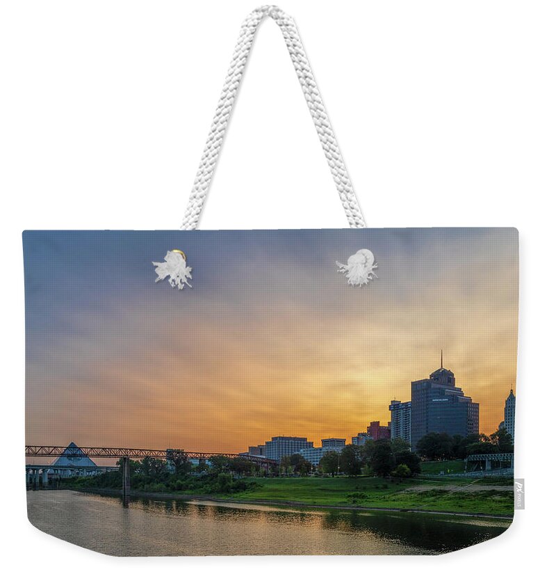 Sunrise Weekender Tote Bag featuring the photograph Memphis Sunrise by Rod Best