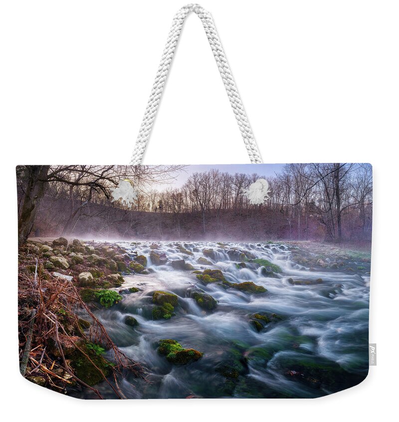Dawn Weekender Tote Bag featuring the photograph Meramac Spring I by Robert Charity