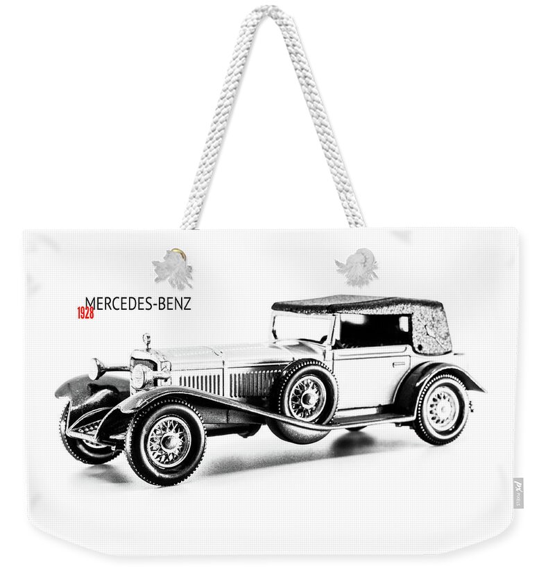 1928 Weekender Tote Bag featuring the photograph Mercedes-Benz SS Coupe 1928 by Viktor Wallon-Hars