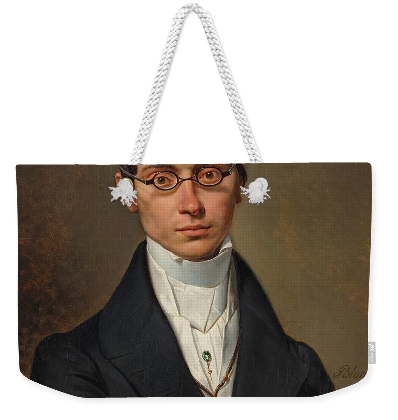 Portrait Weekender Tote Bag featuring the painting Merry-Joseph Blondel French by MotionAge Designs