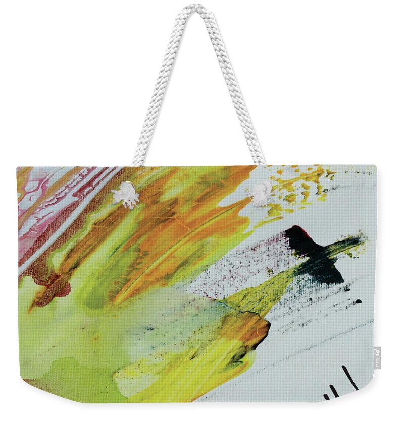  Weekender Tote Bag featuring the painting Meta12 by Jimmy Williams