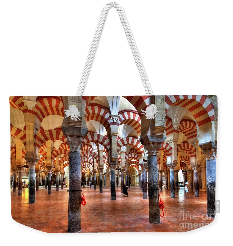 Spanish Weekender Tote Bag featuring the photograph Mezquita De Cordoba - Spain by Paolo Signorini