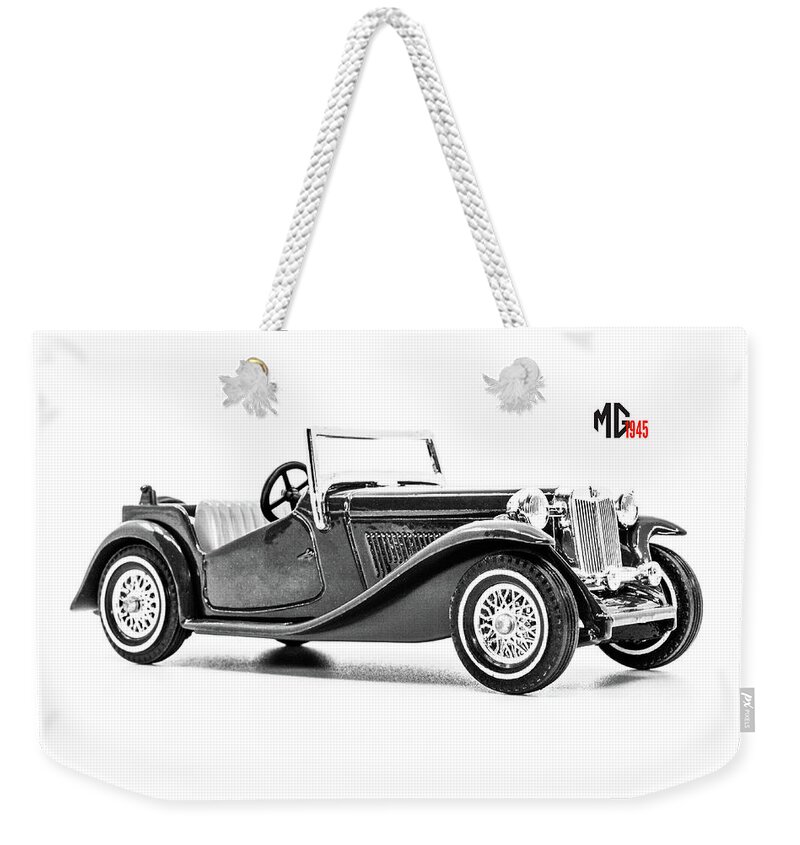 1945 Weekender Tote Bag featuring the photograph Mg Tc 1945 by Viktor Wallon-Hars