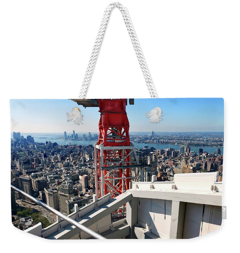 Madison House Weekender Tote Bag featuring the photograph Mh-191014-6449 by Steve Sahm