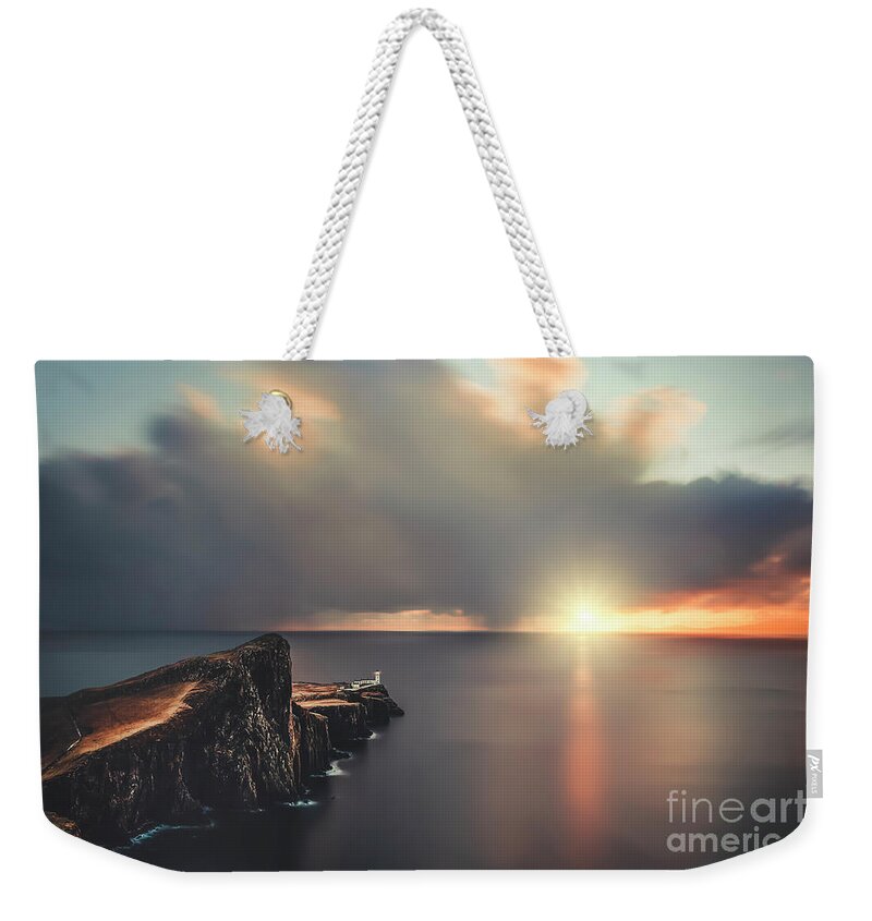 Kremsdorf Weekender Tote Bag featuring the photograph Midwinter Fires by Evelina Kremsdorf
