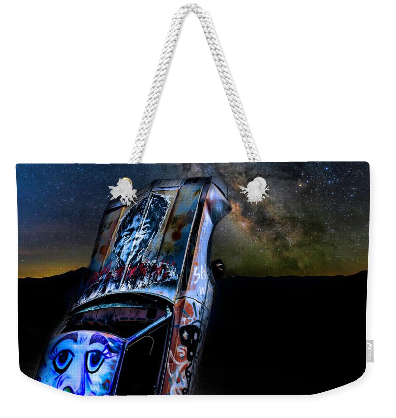 2020 Weekender Tote Bag featuring the photograph Milky Way Over Mojave 4 by James Sage