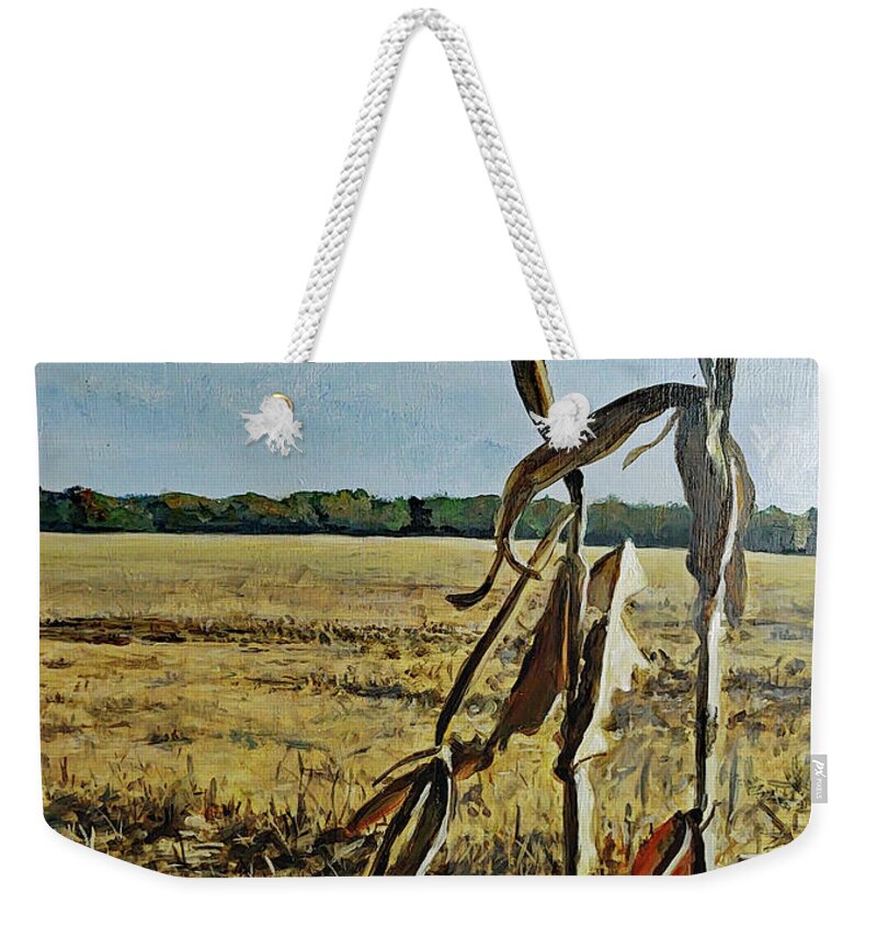Landscape Weekender Tote Bag featuring the painting Missed One by William Brody