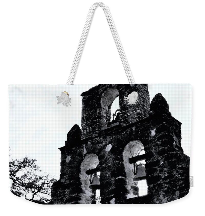 Historical Photograph Weekender Tote Bag featuring the photograph Mission Espada by Expressions By Stephanie