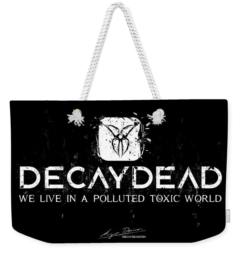 Logotype Weekender Tote Bag featuring the digital art Decaydead by Argus Dorian