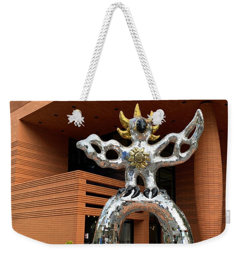 Charlotte Weekender Tote Bag featuring the photograph Modern Art Charlotte by Lee Darnell
