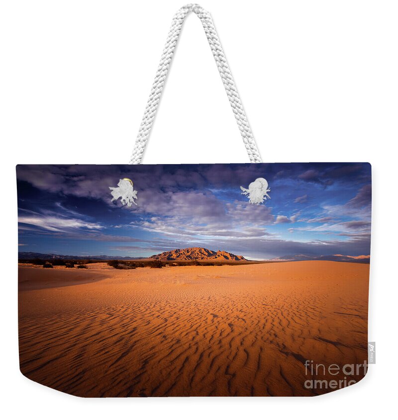 Desert Weekender Tote Bag featuring the photograph Mohave by Marco Crupi