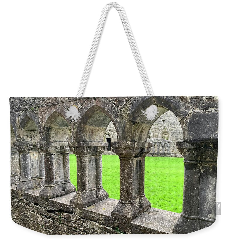 Monastery Weekender Tote Bag featuring the photograph Monastery in Tuam, Ireland by Peggy Dietz