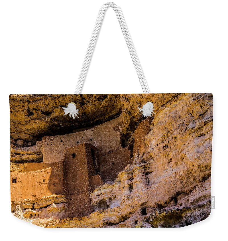 Montezuma National Monument Weekender Tote Bag featuring the photograph Montezuma Castle by Doug Scrima