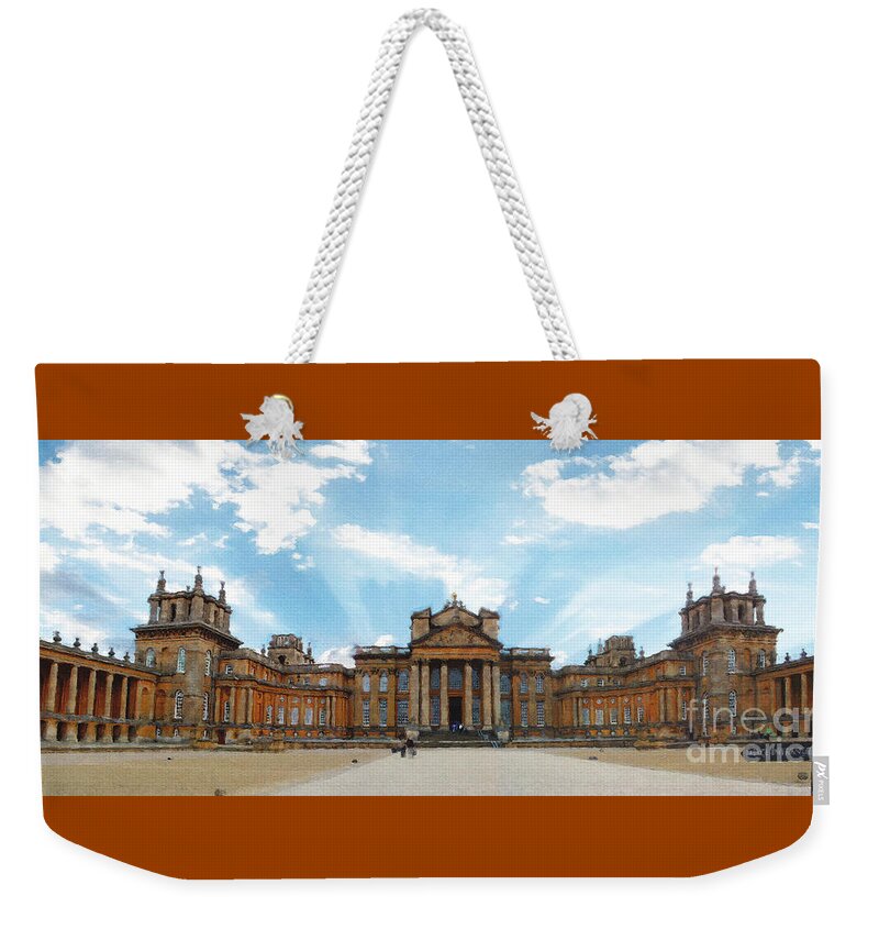 Blenheim Palace Weekender Tote Bag featuring the photograph Morning at Blenheim Palace by Brian Watt