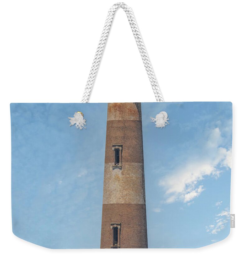 Morris Island Lighthouse Weekender Tote Bag featuring the photograph Morris Island Lighthouse - Charleston South Carolina - Standing Tall by Dale Powell