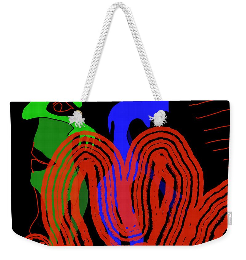 Quiros Weekender Tote Bag featuring the digital art Motivation by Jeffrey Quiros