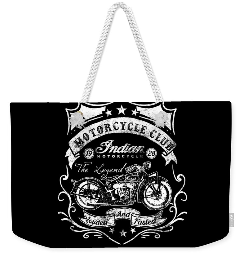 Motorcycle Club Weekender Tote Bags